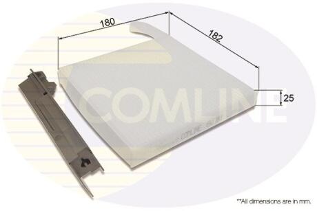 EKF183 EKF183 Comline - Фільтр салону (аналогWP6990/LA230) COMLINE подбор по vin на Brocar