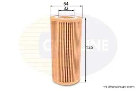 EOF141 EOF141 Comline - Фільтр оливи (аналогWL7289/OX179D) COMLINE підбір по vin на Brocar