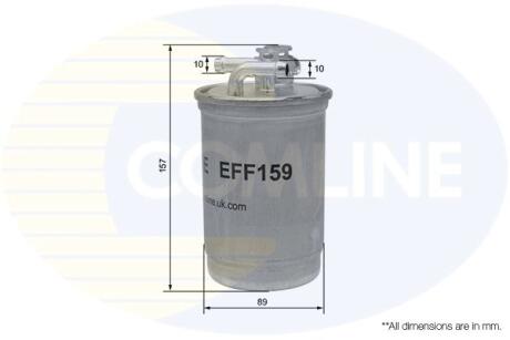 EFF159 EFF159 Comline - Фільтр палива (аналогWF8389/KL554) COMLINE подбор по vin на Brocar