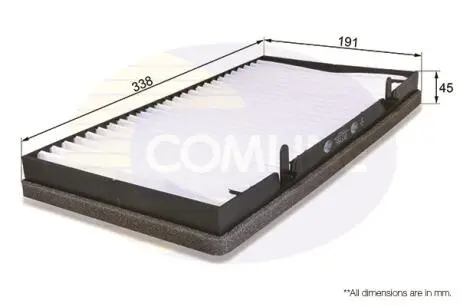 EKF156 EKF156 Comline - Фільтр салону (аналогWP9246/LA382) COMLINE подбор по vin на Brocar