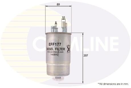 EFF177 EFF177 Comline - Фільтр палива (аналогWF8384/KL566) COMLINE підбір по vin на Brocar