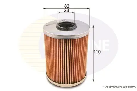 EOF014 EOF014 Comline - Фільтр оливи (аналогWL7040/OX187D) COMLINE підбір по vin на Brocar