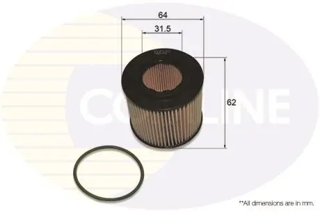 EOF143 EOF143 Comline - Фільтр оливи (аналогWL7318/OX360D) COMLINE подбор по vin на Brocar