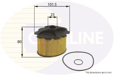 EFF071 EFF071 Comline - Фільтр палива (аналогWF8177/KX84D) COMLINE подбор по vin на Brocar