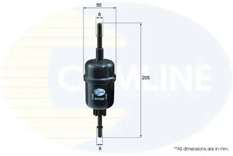 EFF202 EFF202 Comline - Фільтр палива (аналогWF8266/KL458) COMLINE подбор по vin на Brocar