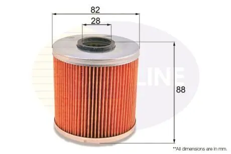 EOF015 EOF015 Comline - Фільтр оливи (аналогWL7042/OX91D) COMLINE підбір по vin на Brocar