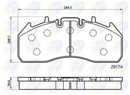CBP9078MK CBP9078MK Comline - Гальмівні колодки до дисків COMLINE підбір по vin на Brocar