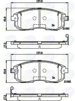 CBP32202 CBP32202 Comline - Гальмівні колодки до дисків COMLINE подбор по vin на Brocar