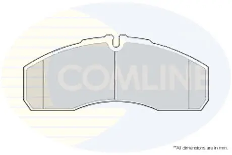 CBP01173 CBP01173 Comline - Гальмівні колодки до дисків COMLINE підбір по vin на Brocar