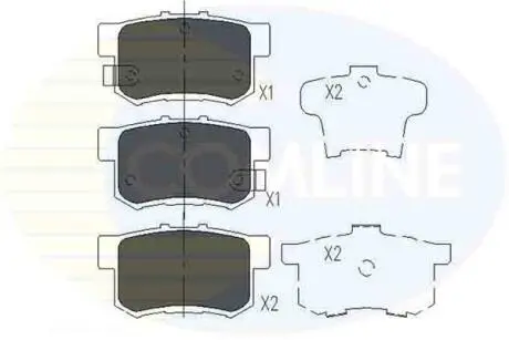 CBP36049 CBP36049 Comline - Гальмівні колодки до дисків COMLINE подбор по vin на Brocar