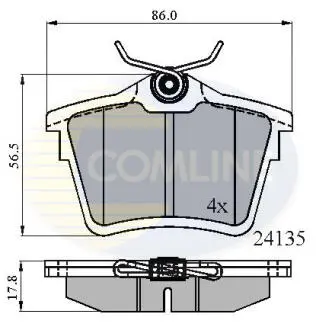 CBP01252 CBP01252 Comline - Гальмівні колодки до дисків COMLINE подбор по vin на Brocar
