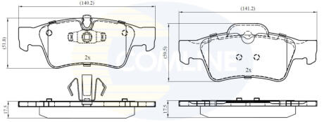 CBP06059 CBP06059 Comline - Гальмівні колодки до дисків COMLINE подбор по vin на Brocar