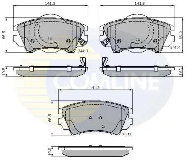 CBP31680 CBP31680 Comline - Гальмівні колодки до дисків COMLINE підбір по vin на Brocar