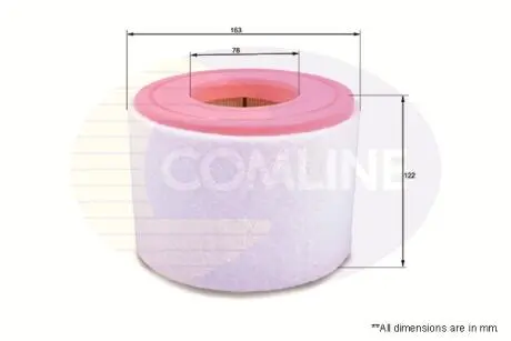 EAF808 EAF808 Comline Фільтр повітря (аналог WA9732) COMLINE підбір по vin на Brocar