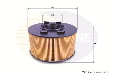 EAF510 EAF510 Comline Фільтр повітря (аналог WA9486) COMLINE підбір по vin на Brocar