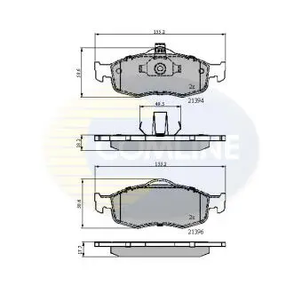 CBP0514 CBP0514 Comline - Гальмівні колодки до дисків COMLINE подбор по vin на Brocar