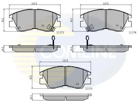 CBP3295 CBP3295 Comline - Гальмівні колодки до дисків COMLINE підбір по vin на Brocar