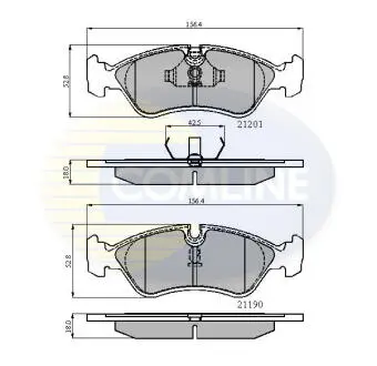 CBP0150 CBP0150 Comline - Гальмівні колодки до дисків COMLINE підбір по vin на Brocar