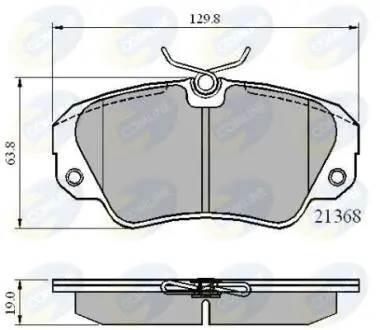 CBP0493 CBP0493 Comline - Гальмівні колодки до дисків COMLINE підбір по vin на Brocar