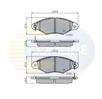 CBP0485 CBP0485 Comline - Гальмівні колодки до дисків COMLINE підбір по vin на Brocar