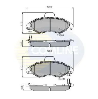 CBP3393 CBP3393 Comline - Гальмівні колодки до дисків COMLINE підбір по vin на Brocar