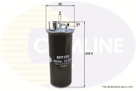 EFF155 EFF155 Comline Фільтр палива (аналог WF8382) COMLINE подбор по vin на Brocar