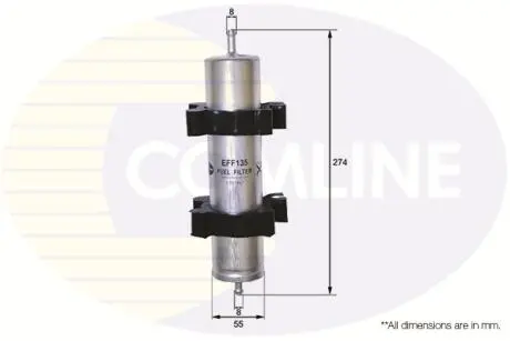 EFF135 EFF135 Comline Фільтр палива (аналог WF8314) COMLINE подбор по vin на Brocar