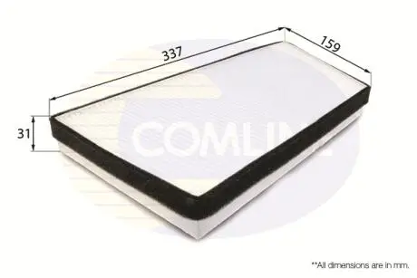EKF115 EKF115 Comline - Фільтр салону COMLINE подбор по vin на Brocar