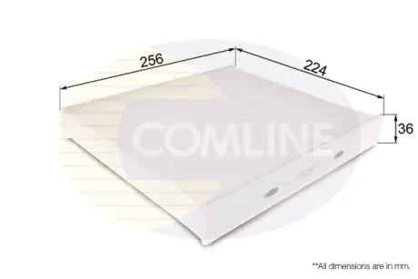 EKF332 EKF332 Comline - Фільтр салону COMLINE підбір по vin на Brocar