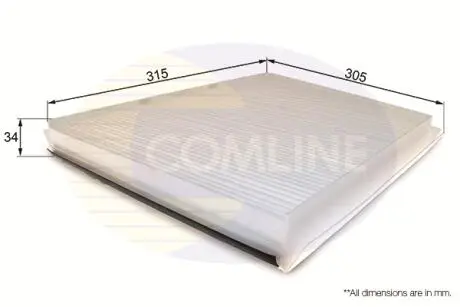 EKF139 EKF139 Comline Фільтр салону COMLINE подбор по vin на Brocar