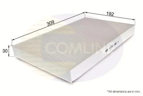 EKF241 EKF241 Comline Фільтр салону COMLINE підбір по vin на Brocar