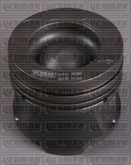3104185000 YENMAK Поршень с кольцами і пальцем (размер отв. 76,00 / STD) RENAULT Kangoo, Megane, 1.5 dCi 08-, (4 цл.) (K9K 837/846 Euro5 95-110PS / OM607.951 OM607 DE 15…) YENMAK підбір по vin на Brocar