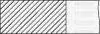 YENMAK Комплект поршневих кілець (на 1 поршень) (83,00/STD) (2,0/2,0/3,0) CITROEN BX/ZX 1.9i PEUGEOT 205/305/309/405/605 1.9i 91-09885-000