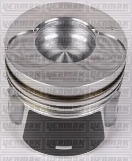 3104115060 YENMAK +0.60 Поршень с кольцами і пальцем (размер отв. 85,60/ +0,60) PEUGEOT 406/607/Boxer 2.2HDI 02- (DW12 TD/TED) YENMAK підбір по vin на Brocar