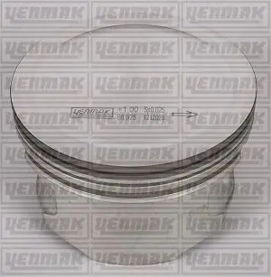 3104221050 YENMAK Поршень с кольцами і пальцем (размер отв. 86,50/+0,5) OPEL ASTRA G 2.2 -05 (4цл.) (Z 22 SE) бензин YENMAK підбір по vin на Brocar
