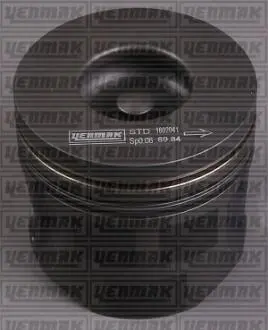 3103466000 YENMAK Поршень с кольцами і пальцем FORD TRANSIT 00- (размер отв. 89.91 / STD) (HFFA-RBFA PUMA DT24H 120PS) YENMAK підбір по vin на Brocar