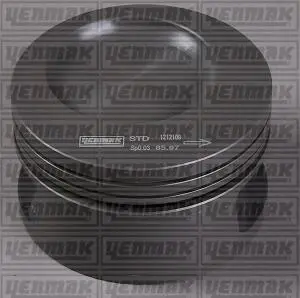 3103805050 YENMAK Поршень с кольцами і пальцем (размер отв. 86,50/+0.5) OPEL Astra F 2.0 (4цл.) (2,0 NE) YENMAK підбір по vin на Brocar