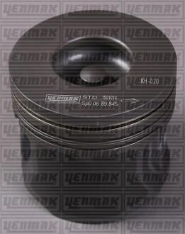 3103475025 YENMAK Поршень с кольцами і пальцем (размер отв. 90.16/+0.25) FORD Transit 2.4DI/TD (V184 TDI) YENMAK підбір по vin на Brocar