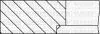 9109695000 YENMAK Комплект поршневих кілець (на 1 поршень) FIAT DOBLO 1.4 03- (72,00/STD) (1,2/1,2/2,0) YENMAK підбір по vin на Brocar