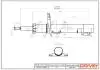 DP1610100035 DP1610.10.0035 Drive+ Амортизатор (передній) VW Polo/Skoda Fabia 99-/Roomster 06- (Газ) DRIVE+ підбір по vin на Brocar