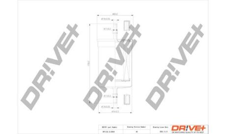 DP1110130018 DP1110.13.0018 Drive+ - Фільтр палива (аналог WF8041) DRIVE+ подбор по vin на Brocar