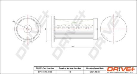 DP1110130148 DP1110.13.0148 Drive+ - Фільтр палива (аналог WF8477) DRIVE+ подбор по vin на Brocar