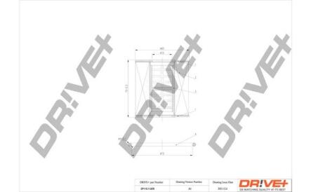 DP1110110076 DP1110.11.0076 Drive+ - Фільтр оливи (аналог WL7413) DRIVE+ підбір по vin на Brocar