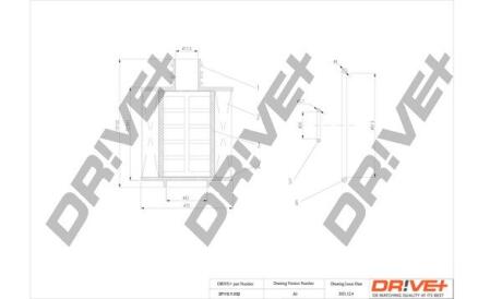 DP1110110152 DP1110.11.0152 Drive+ - Фільтр оливи (аналог WL7479) DRIVE+ подбор по vin на Brocar