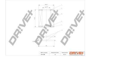 DP1110110095 DP1110.11.0095 Drive+ - Фільтр оливи (аналог WL7402) DRIVE+ подбор по vin на Brocar