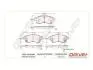 DP1010100258 DP1010.10.0258 Drive+ - Гальмівні колодки до дисків DRIVE+ підбір по vin на Brocar