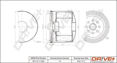 DP1110110297 DP1110.11.0297 Drive+ Фільтр оливи (аналог WL7156) DRIVE+ подбор по vin на Brocar