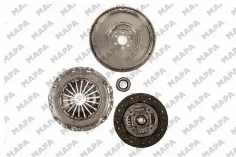 001228620 MAPA VW К-кт сцепления с маховиком Audi A3,Skoda Octavia,SuperB,Caddy III,Golf V,VI,Passat,Touran 1.9/2.0TDI 03- MAPA підбір по vin на Brocar