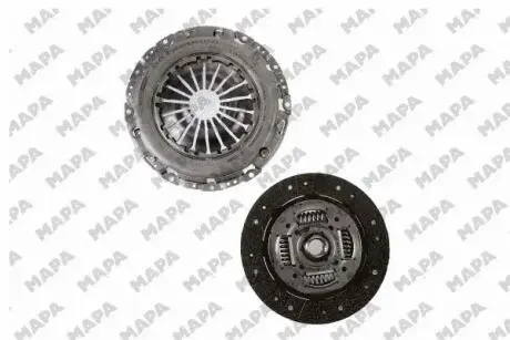 000228409 MAPA VW К-кт сцепления (без выжимн.подшипн.) Sharan,Ford Galaxy,Seat 1.9TDI 95- 228mm MAPA підбір по vin на Brocar