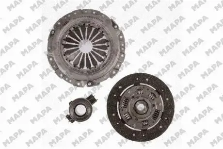003200700 MAPA FIAT К-кт сцепления Doblo,Punto 1.9D 99- 200mm MAPA подбор по vin на Brocar